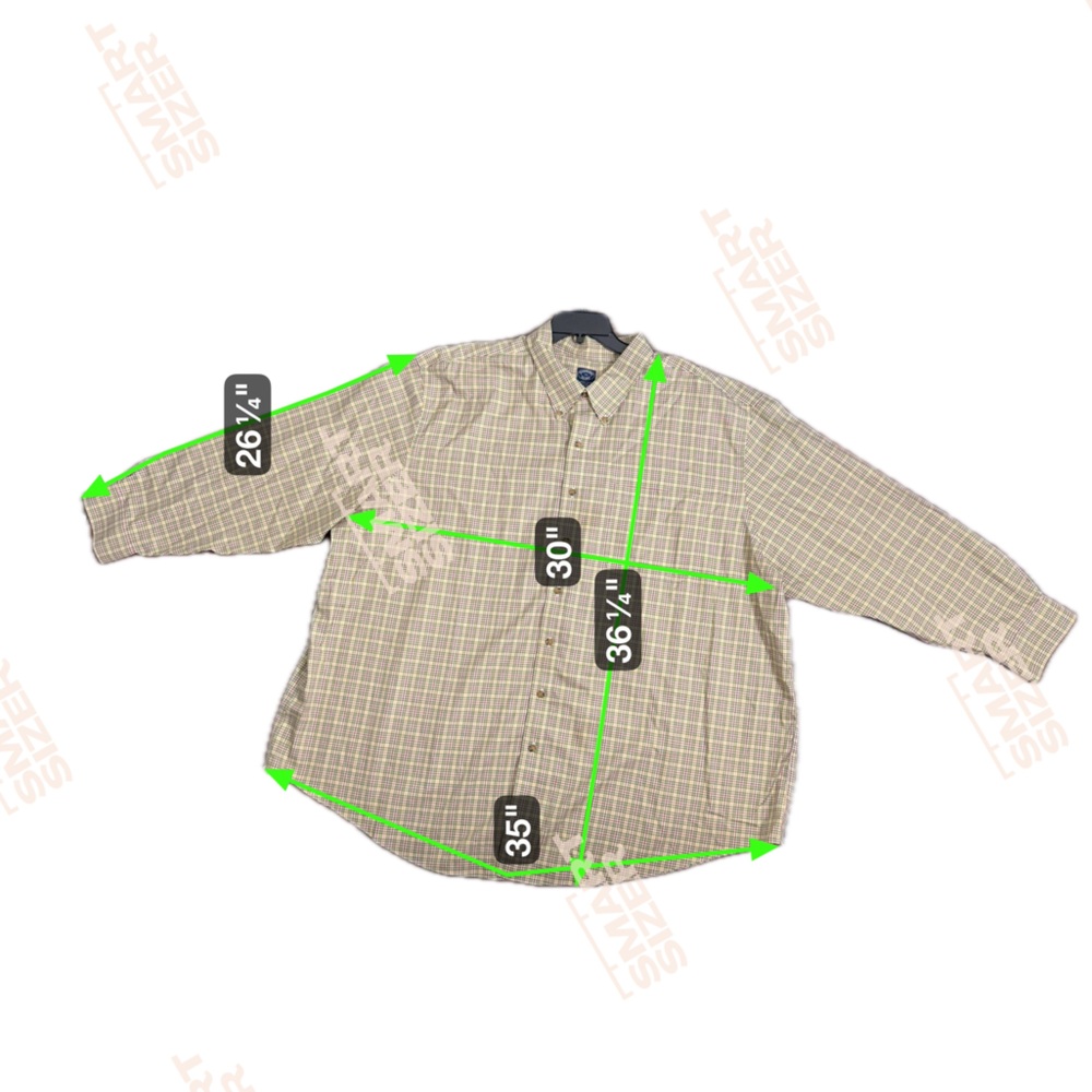 Brooks Brothers 4XL Big Man's NON Iron Casual Button Down Shirt - Picture 4 of 8